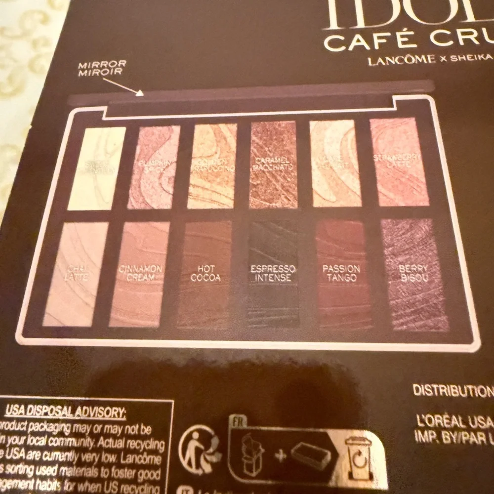 Lancôme Idôle Café Crush NEW Eyeshadow Palette never touched